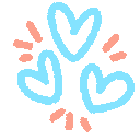 bluehearts emoji