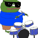 pepe_drum emoji