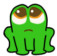 pleadingfrog emoji