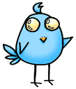 bluebird emoji