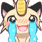 MAUZIcrysadmeowthpokemon emoji