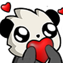 pandalove emoji