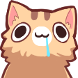 nekocatdroolstupidCopy emoji