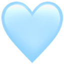 8585blueheart emoji