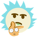 8970rickandmortythink emoji