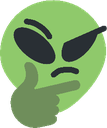 AlienThinking emoji