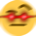 extremefacewithraisedeyebrow emoji