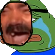 pepesadlaugh emoji