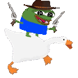 PepeRideGooseGun emoji