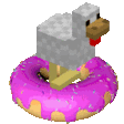1123minecraftchickendonut emoji