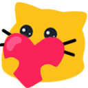 BlobCatHeart emoji