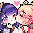 RaidenYaeKiss emoji