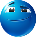 eybluesmirk emoji