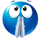 p_Bbluepray emoji
