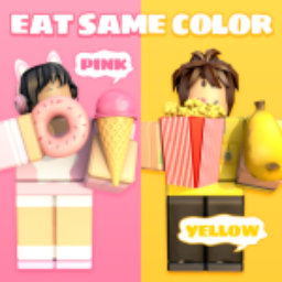 Eat Same Color Food Roblox Discord Server Logo