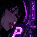 Public┃Drama┃Social┃Dating┃Chill┃Nitro┃VCs┃Gaming┃ Discord Server Logo