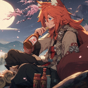 The Tanuki Troupe Discord Server Logo