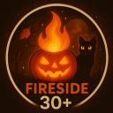 Fireside 30+ 🎃👻 Discord Server Logo