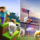 Robloxians and Minecrafters Discord Server Logo