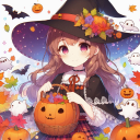 Weeb Cafe - Halloween Discord Server Logo