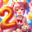 Weeb Cafe - 2 YEARS Discord Server Logo