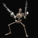 The skellys playing tag Discord Server Logo