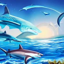 Sunrise Shark Discord Server Logo