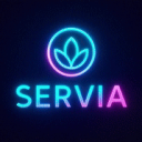 𝐒𝐄𝐑𝐕𝐈𝐀 🌿 Discord Server Logo