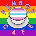 Femboy Cafe Discord Server Logo