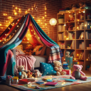 🌸ꗥ～ The Blanket Fort ～ꗥ🌸 Discord Server Logo