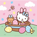 Sanrio Cafe ᢉ𐭩 Stickers ᢉ𐭩 Emotes ᢉ𐭩 Hello Kitty ᢉ𐭩 Giveaways Discord Server Logo