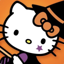 Sanrio Cafe 🎃 Stickers 🕷 Emotes 👻 Hello Kitty 🕸 Giveaways Discord Server Logo