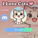 🐈I Love Cats🐱 Discord Server Logo