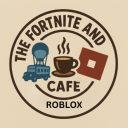 the Roblox and fortnite Cafe 🍻 Discord Server Logo
