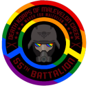 The Death Korps of Malevelon Creek (55th Hell Battalion) Discord Server Logo