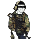 REDΛCTED™ BETΛ - Milsim & Realism Community Discord Server Logo