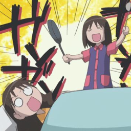 Gay guys who happen to enjoy Azumanga daioh Discord Server Logo