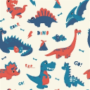 ✧˚ ༘ 🦕 Little Dino Den 🦖 ༘ ˚✧ Discord Server Logo