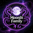 Moonlit Family︱Anime ⊹ Friendship Community ⊹ Active VC ⊹ Chat ⊹ Emojis ⊹ Music ⊹ Indian Server Discord Server Logo