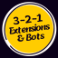 3-2-1 Extensions & Bots Discord Server Logo