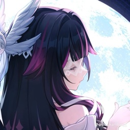 REVAMP ⏖ ⏾ Moon Maiden Kuutar ⸝ ⸝ Discord Server Logo