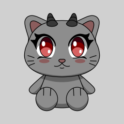 Demon Cat Artists Discord Server Logo