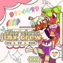 🍰　་  𝆹𝅥  ִ　𝑻he 𝑨le's 𝑱inx 𝑪rew　꙳  ˒ 　/strawberrys Discord Server Logo