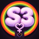 Sapphic Social Society Discord Server Logo