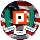 American Flag in Place Discord Server Logo