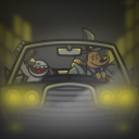 The Super Secret Sam & Max Club Discord Server Logo