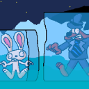 The Super Secret Sam & Max Club Discord Server Logo