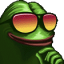 100 Pepe Emotes Discord Server Logo
