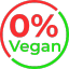 0% Vegan Discord Server Logo