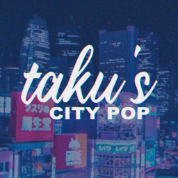 Taku's City-Pop 【80's J-Pop】 Discord Server Logo